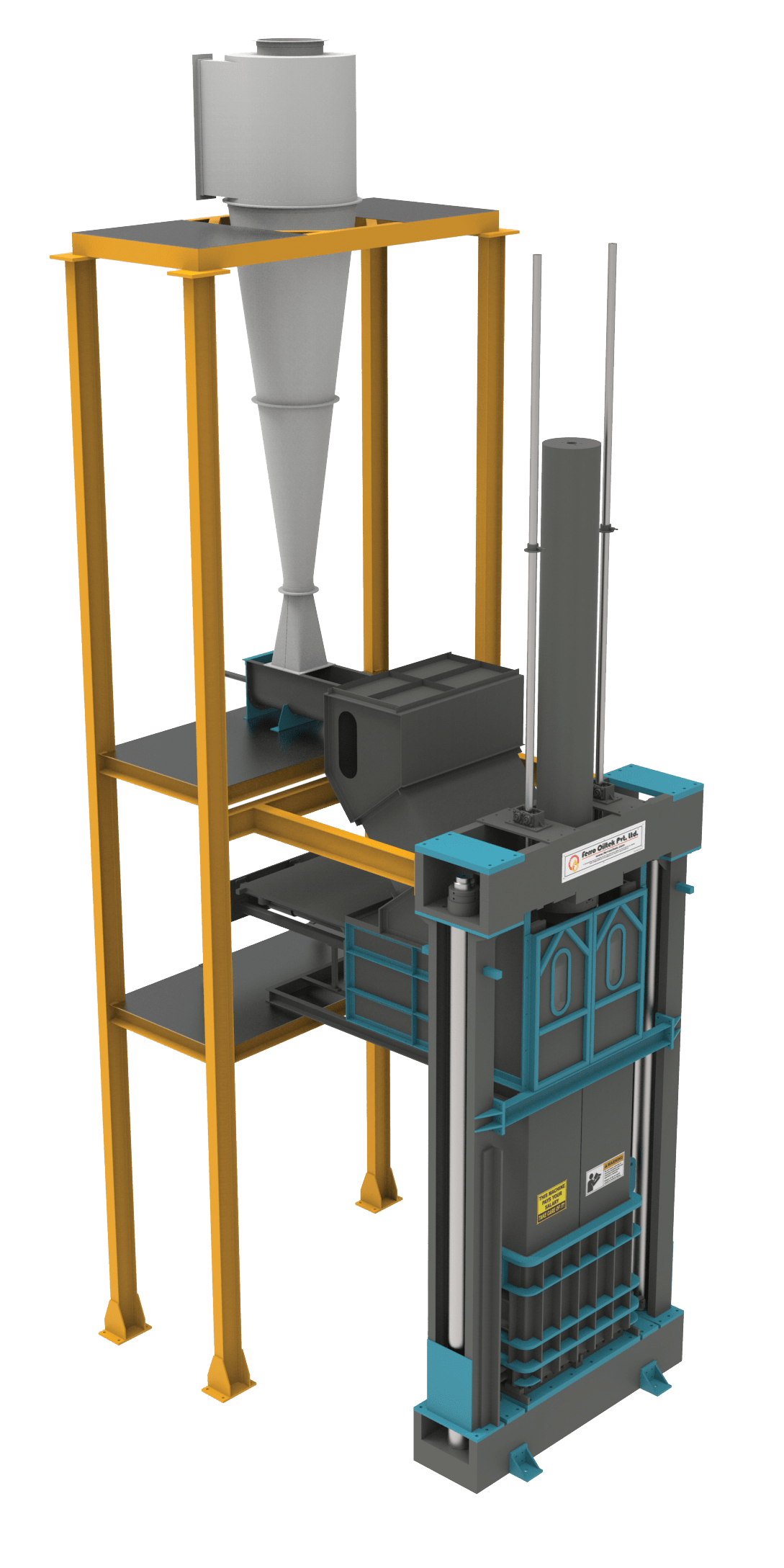 FX-SBBP : Single Box Cotton Fibre Bailing Press