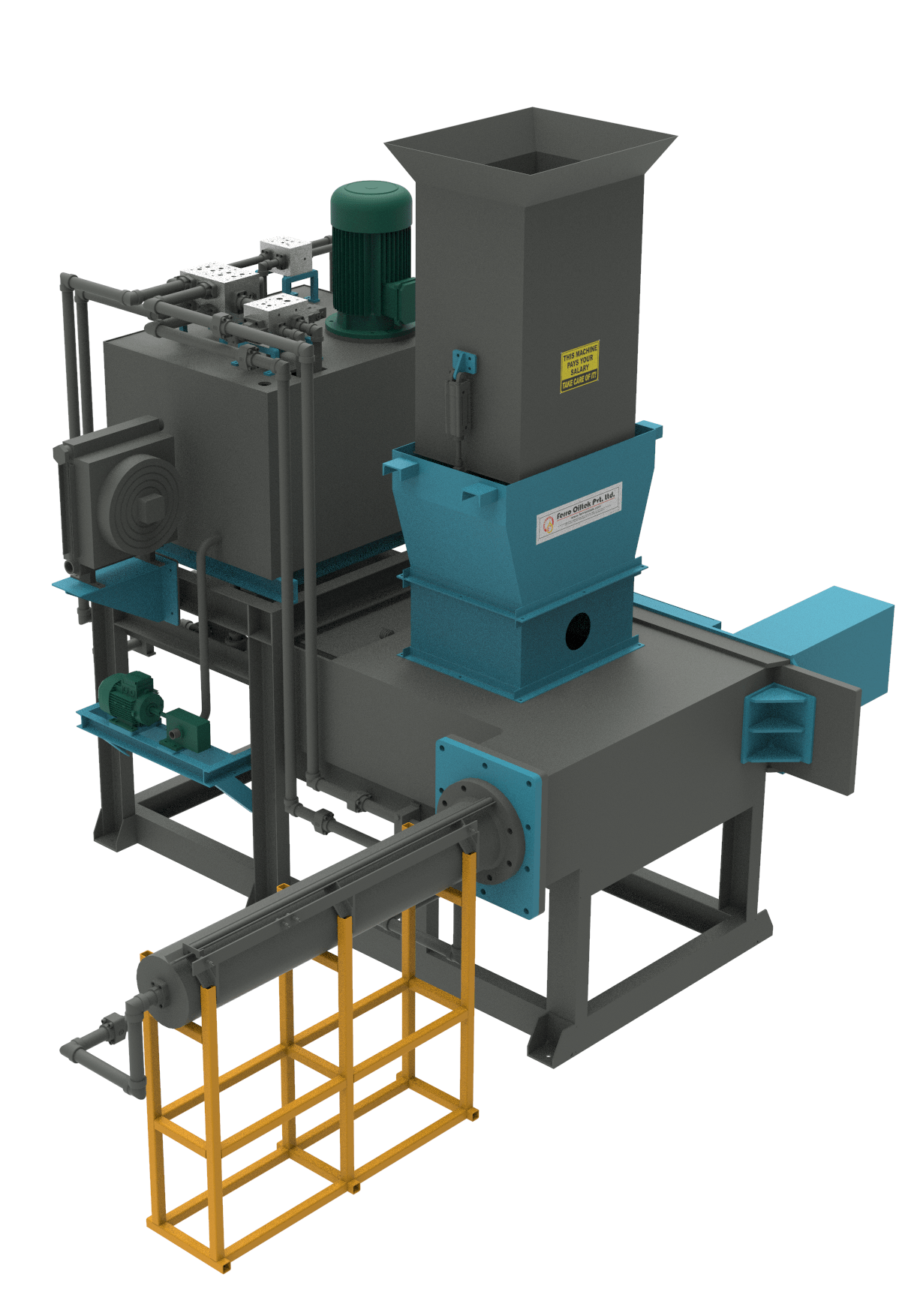 Ferro Oiltek FX-HHBP: Prensa de Fardos de Cascas Horizontais