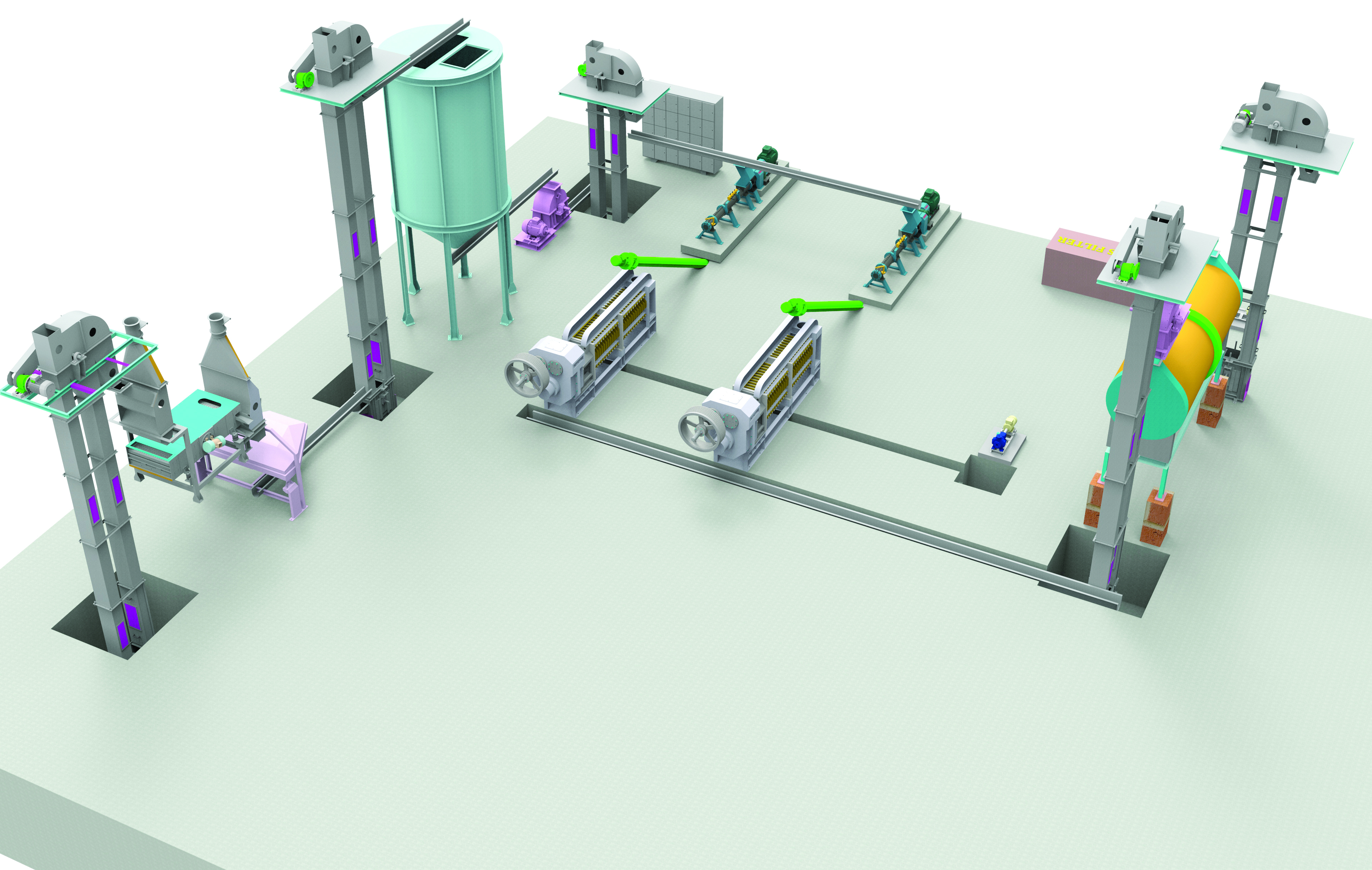 Organic Soya Meal Plant