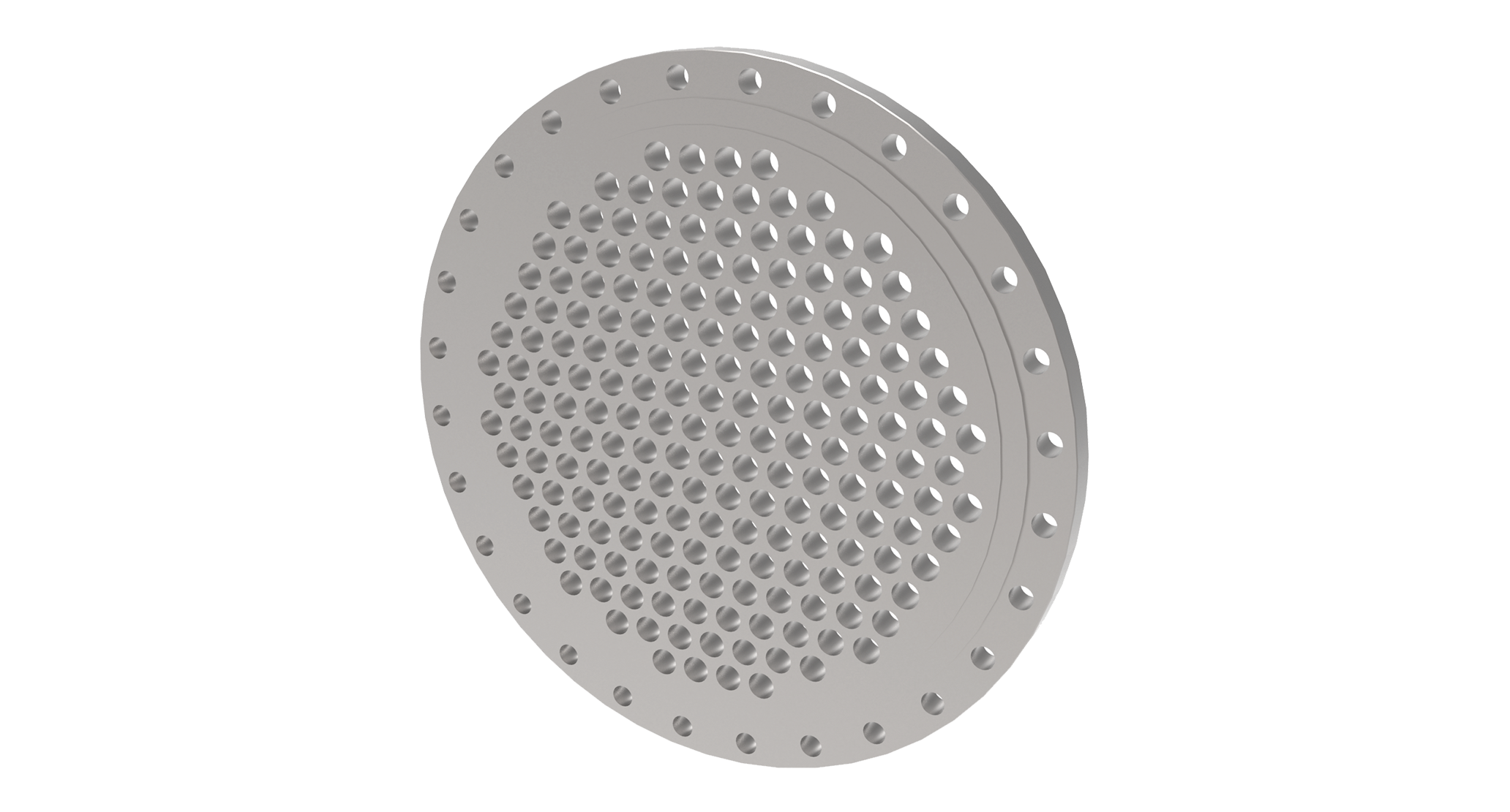 Placa tubular do condensador